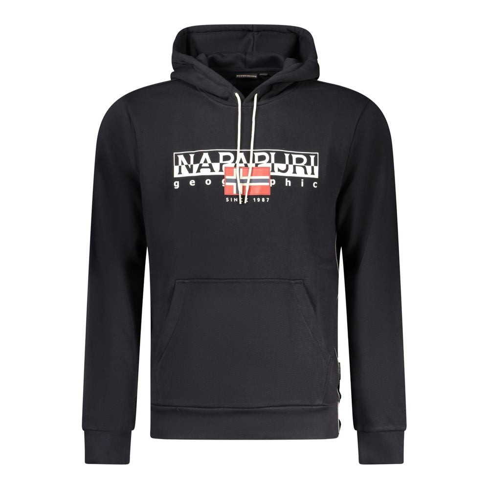 Napapijri Schwarzer Baumwollpullover für Männer